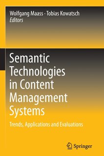 Couverture_Semantic Technologies in Content Management Systems