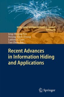 Couverture_Recent Advances in Information Hiding and Applications