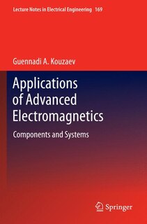 Front cover_Applications of Advanced Electromagnetics