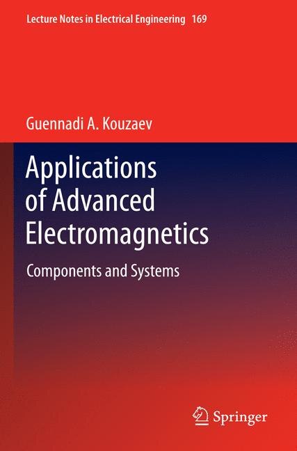 Front cover_Applications of Advanced Electromagnetics