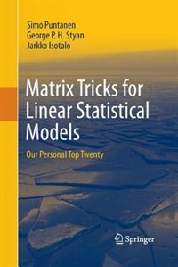 Couverture_Matrix Tricks for Linear Statistical Models