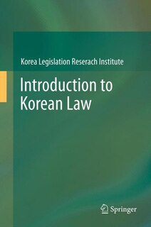 Front cover_Introduction to Korean Law