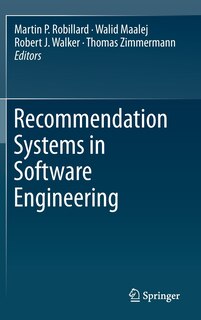Front cover_Recommendation Systems in Software Engineering