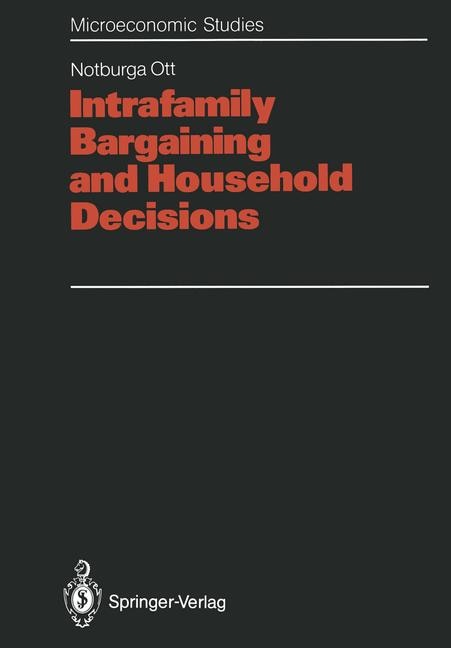 Couverture_Intrafamily Bargaining and Household Decisions
