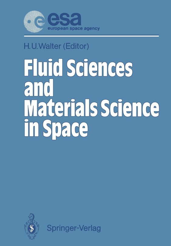 Front cover_Fluid Sciences and Materials Science in Space