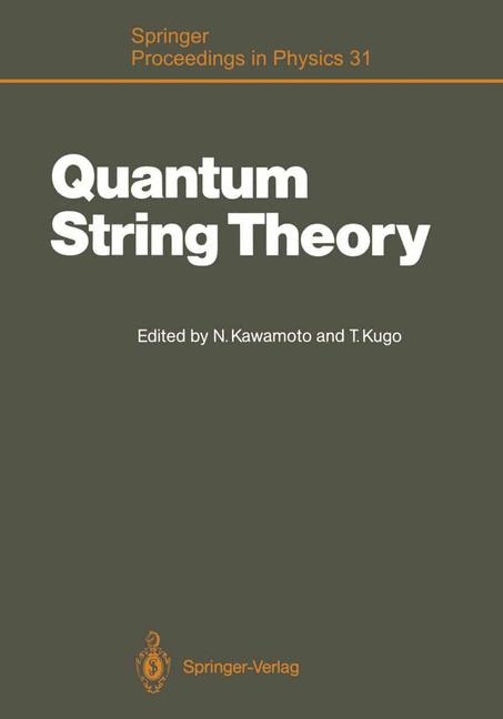 Front cover_Quantum String Theory