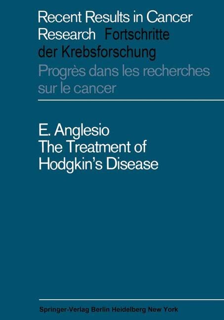 Front cover_The Treatment of Hodgkin's Disease