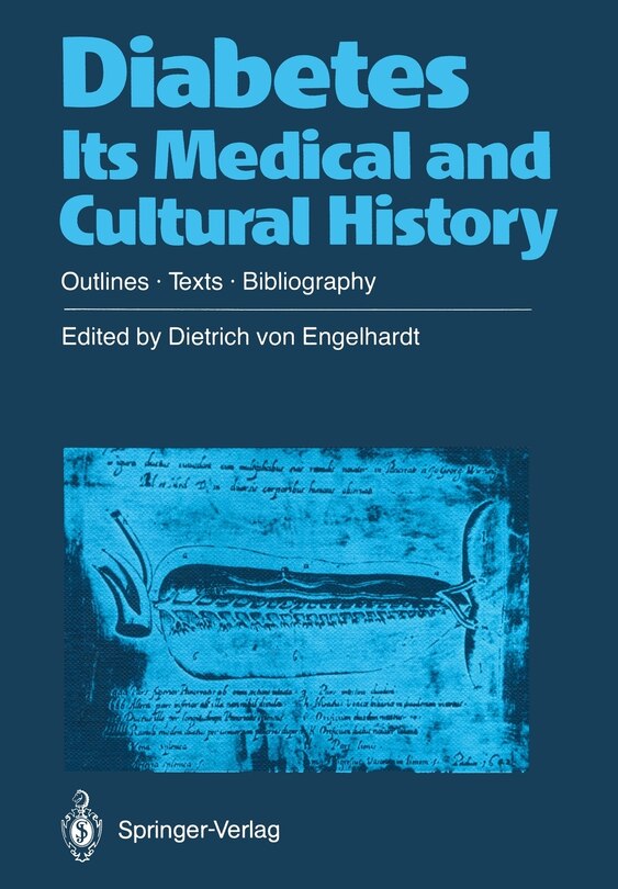Front cover_Diabetes Its Medical and Cultural History