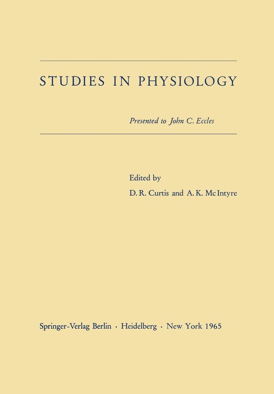 Couverture_Studies in Physiology