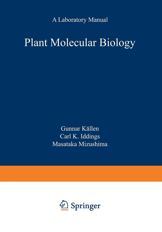 Couverture_Plant Molecular Biology -- A Laboratory Manual