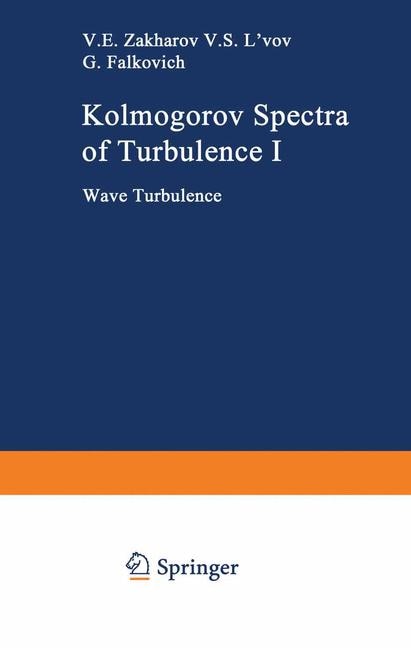 Front cover_Kolmogorov Spectra of Turbulence I