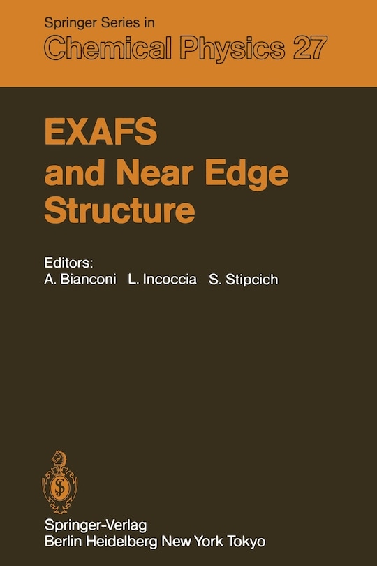 Front cover_EXAFS and Near Edge Structure