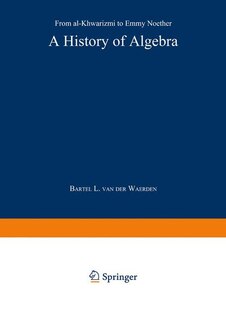 Couverture_A History of Algebra