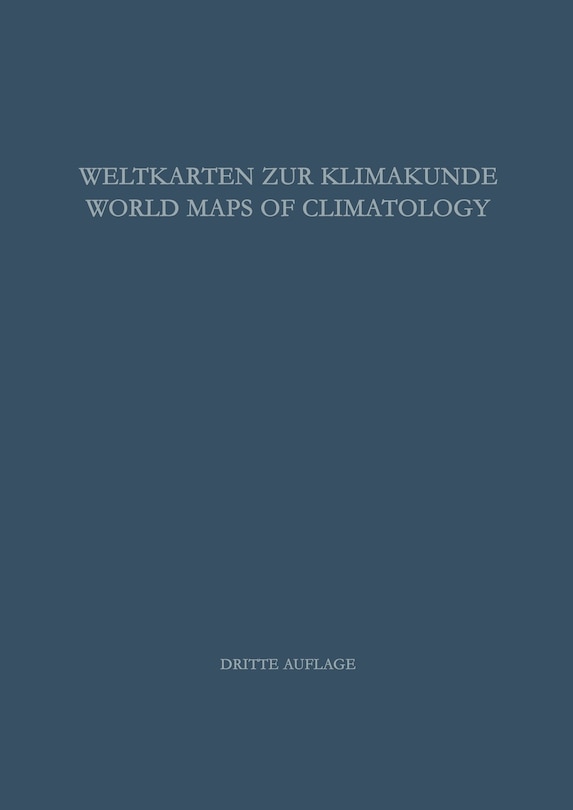 Weltkarten zur Klimakunde / World Maps of Climatology