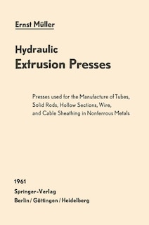 Couverture_Hydraulic Extrusion Presses