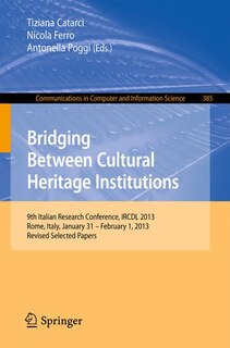Couverture_Bridging Between Cultural Heritage Institutions