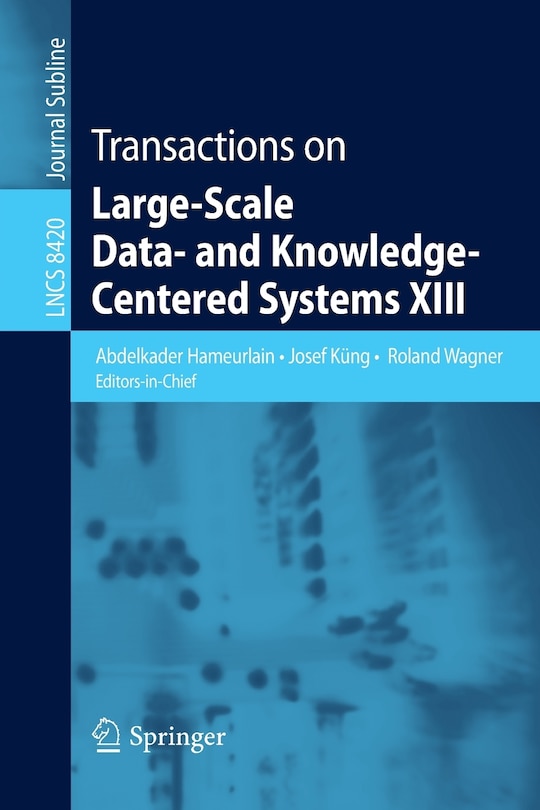 Front cover_Transactions on Large-Scale Data- and Knowledge-Centered Systems XIII
