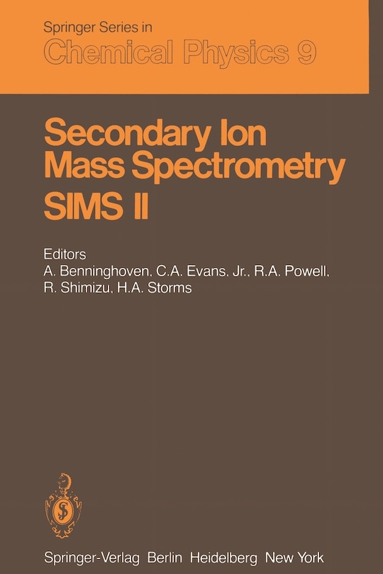 Front cover_Secondary Ion Mass Spectrometry SIMS II