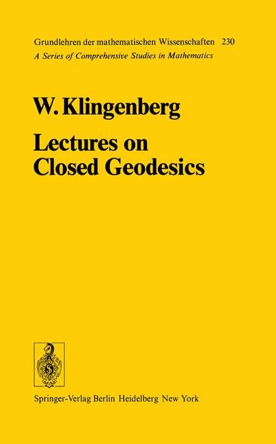 Couverture_Lectures on Closed Geodesics
