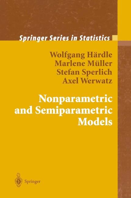 Couverture_Nonparametric and Semiparametric Models
