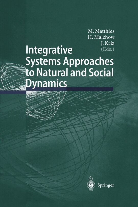 Couverture_Integrative Systems Approaches to Natural and Social Dynamics