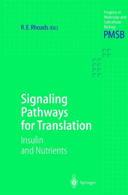 Front cover_Signaling Pathways for Translation