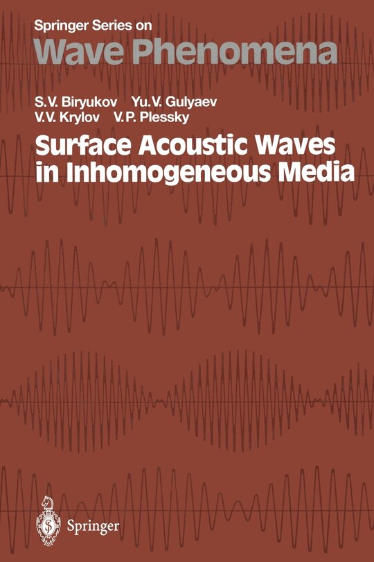 Front cover_Surface Acoustic Waves in Inhomogeneous Media