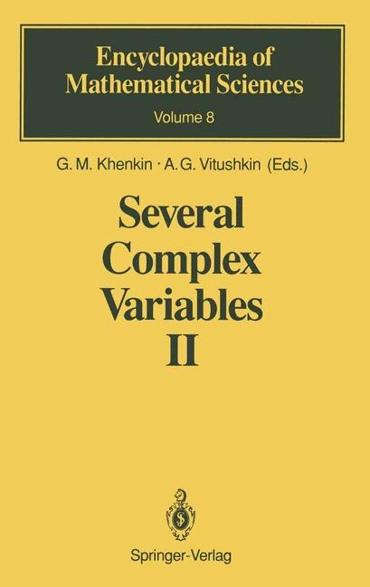 Couverture_Several Complex Variables II