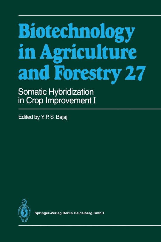 Front cover_Somatic Hybridization in Crop Improvement I