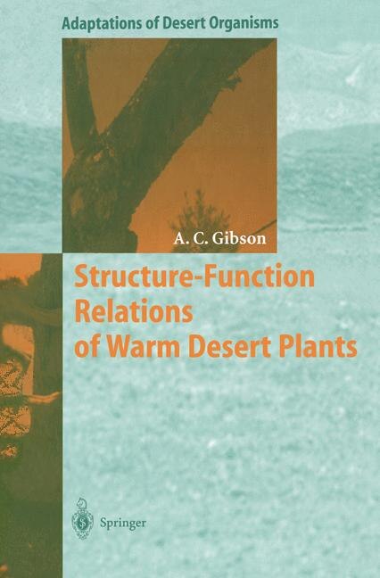 Front cover_Structure-Function Relations of Warm Desert Plants