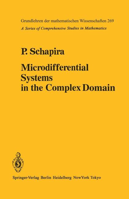 Front cover_Microdifferential Systems in the Complex Domain