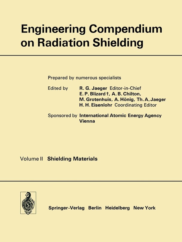 Front cover_Engineering Compendium on Radiation Shielding