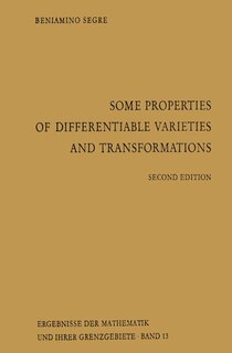Couverture_Some Properties of Differentiable Varieties and Transformations