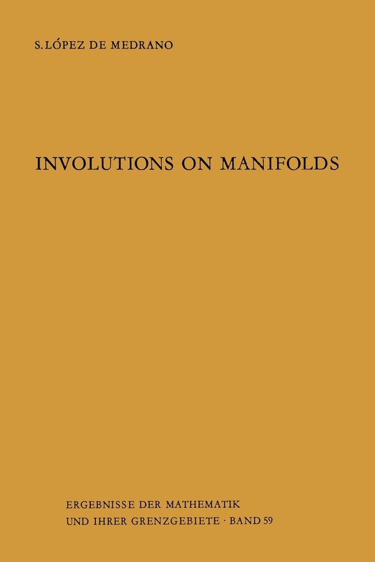 Front cover_Involutions on Manifolds