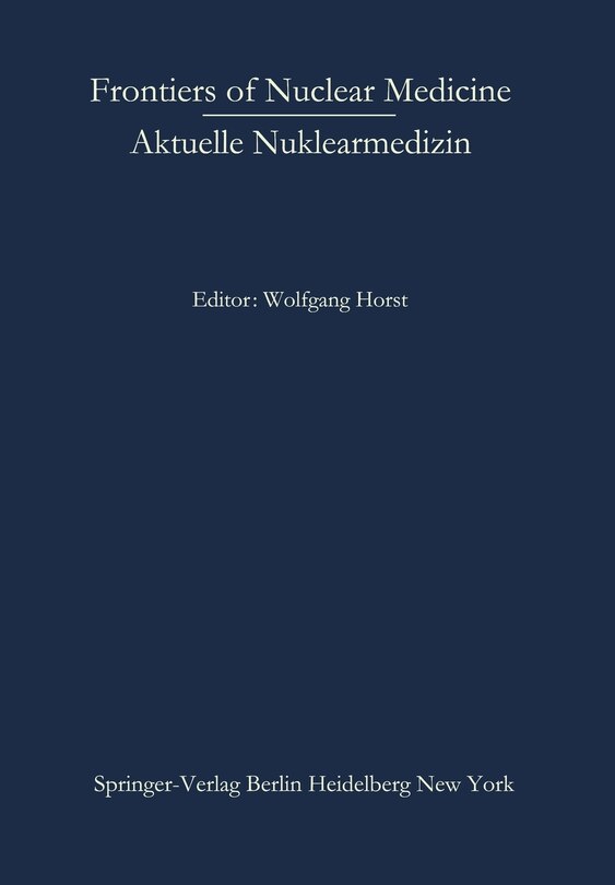 Front cover_Frontiers of Nuclear Medicine/Aktuelle Nuklearmedizin