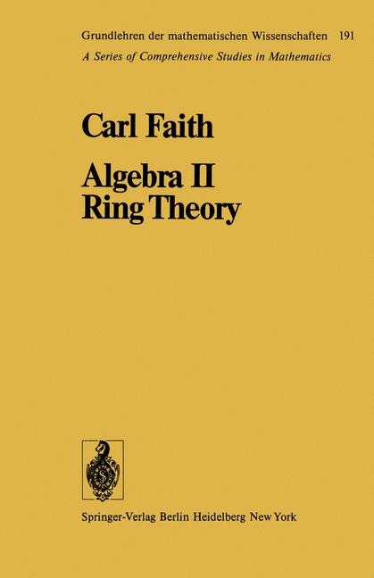 Front cover_Algebra II Ring Theory