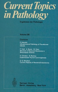 Front cover_Current Topics in Pathology / Ergebnisse der Pathologie