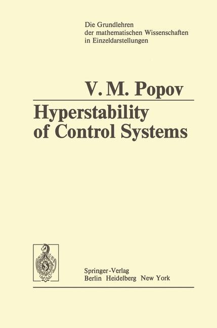 Couverture_Hyperstability of Control Systems