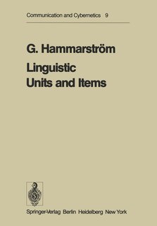 Front cover_Linguistic Units and Items