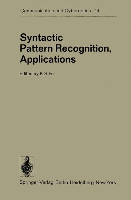 Couverture_Syntactic Pattern Recognition, Applications