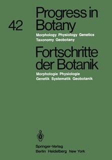 Front cover_Progress in Botany / Fortschritte Der Botanik