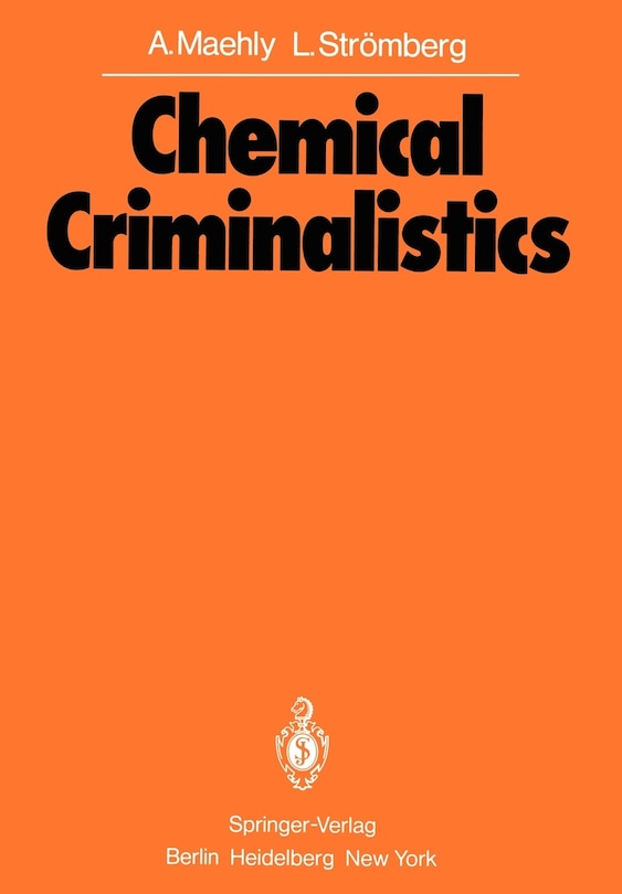 Couverture_Chemical Criminalistics