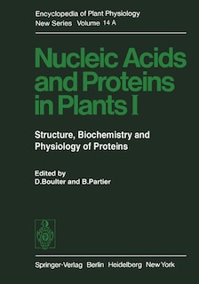 Couverture_Nucleic Acids and Proteins in Plants I