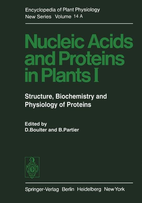 Couverture_Nucleic Acids and Proteins in Plants I