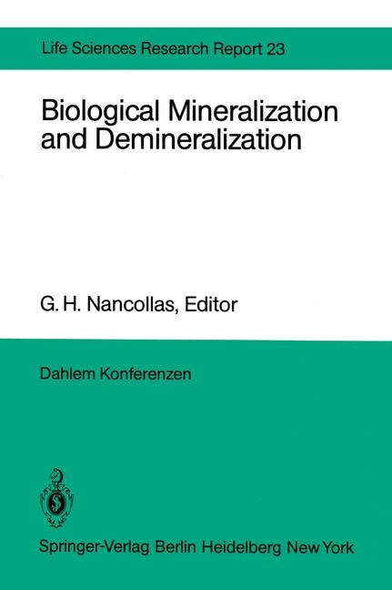 Front cover_Biological Mineralization and Demineralization