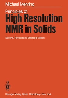 Front cover_Principles of High Resolution NMR in Solids