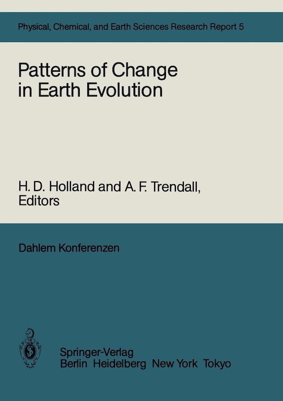 Couverture_Patterns of Change in Earth Evolution