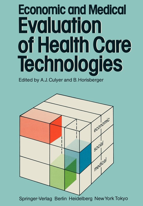 Couverture_Economic and Medical Evaluation of Health Care Technologies