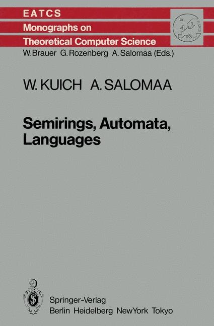 Front cover_Semirings, Automata, Languages
