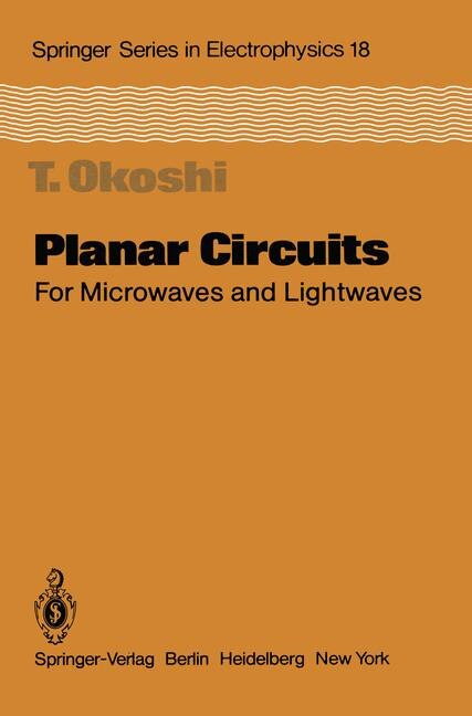 Front cover_Planar Circuits for Microwaves and Lightwaves